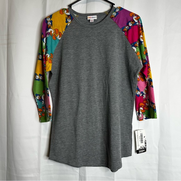 LuLaRoe Disney med womens top with Donald Duck NWT - Picture 3 of 10
